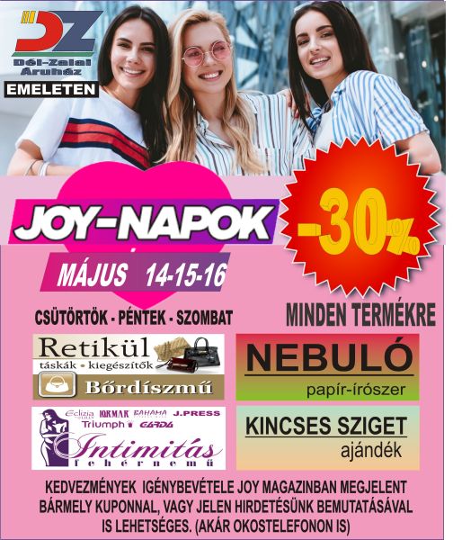 Joy 2020! Joy napok!
